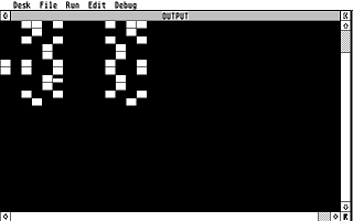 Fill Boxes Symmetrically atari screenshot
